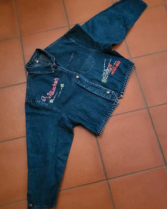 giacchetto in jeans da ragazza 