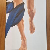 Pavis ginocchiera tubolare con foro tg S blu