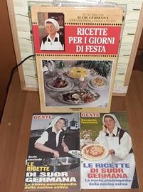 Lotto Libri di cucina Suor Germana,vintage anni 90