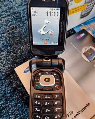 Samsung SGH-P920 cellulare Tv vintage