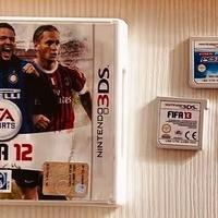 4 Giochi nintendo ds e 3ds xl tema Calcio pes fifa