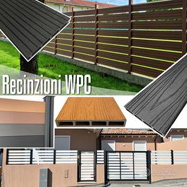 Recinto legno composito WPC listoni doghe estrusi