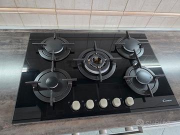 piano cottura candy vetro temprato 