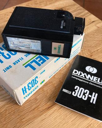 Flash elettronico vintage DIXWELL 303-H