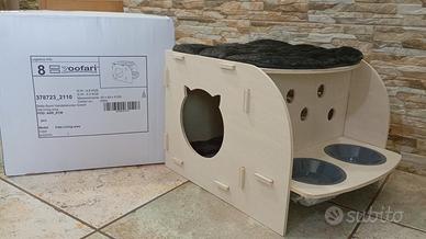 Casetta con ciotole Zoofari