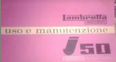 Lambretta j50 uso e manutenzione 