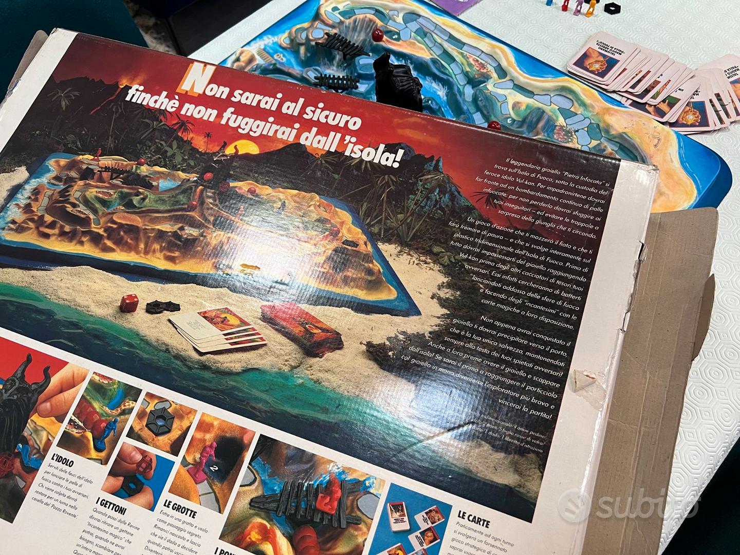 L'isola di fuoco Mb gioco da tavolo Vintage 1987 - Collezionismo In vendita  a Monza e della Brianza