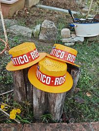 Cappelli pubblicitari aperitivo rosso antico 