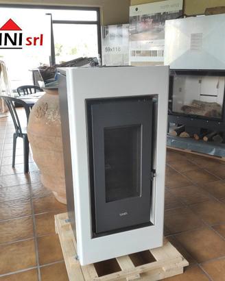 Stufa a pellet Prince 11 Plus colore bianco- Cadel