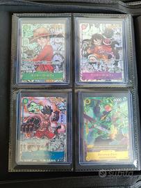 Lotto onepiece PSA10,box Sealed e carte raw