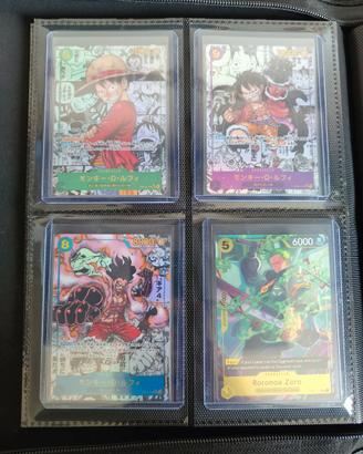 Lotto onepiece PSA10,box Sealed e carte raw