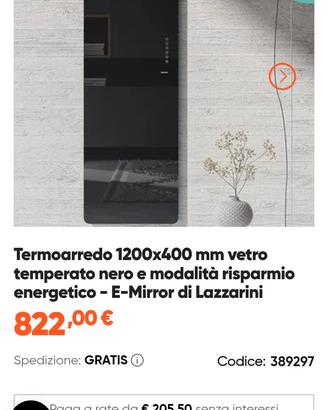 termoarredo elettrico 