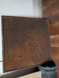 Per caminetto riquadro in ghisa