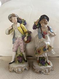 Coppia statuine Capodimonte