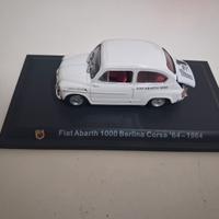 modellino fiat abarth 1000 berlina corsa 1964 metr