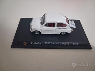 modellino fiat abarth 1000 berlina corsa 1964 metr