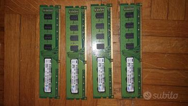 RAM DDR3 16GB (4x4GB) Samsung 1600MHz PC3-12800