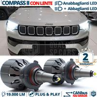 Kit LED HB3 PER Jeep Compass 2 Luci Bianche CANbus