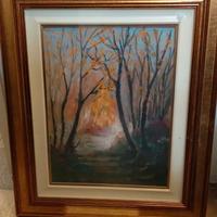DIPINTO G. GIANASSO AUTUNNO LUMINOSO 2003 60X50 cm