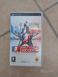 world tour soccer 2 psp italiano scatola originale