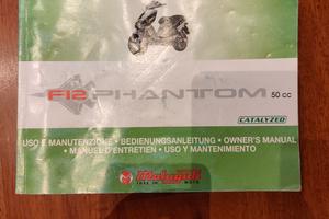 uso e manutenzione F12 Phantom 2001-2006