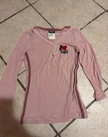 maglia rosa dolce gabbana taglia XS