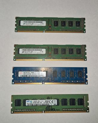 Lotto RAM DDR3 12GB Desktop PC (2x4GB + 2x2GB)