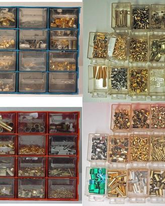 Cassettiere e scatola con minuterie metalliche