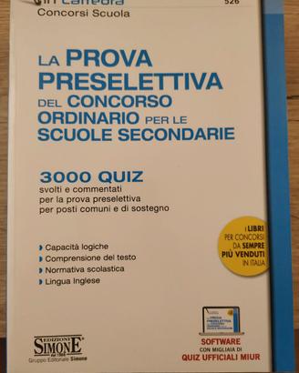 Concorso scuola preselettiva secondarie