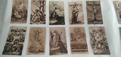 lotto 10 santini religiosi antichi