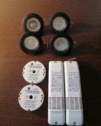 Alimentatori per lampade dicroiche e faretti