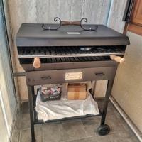 Barbecue Cruccolini in ferro per legno e carbone