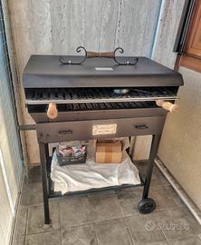 Barbecue Cruccolini in ferro per legno e carbone