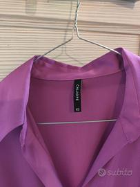 vestito calliope fucsia  e smeraldo nuovi