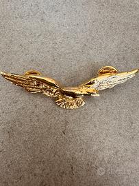 Distintivo dorato aquila Aeronautica Militare