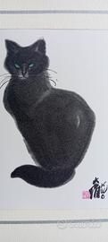 2 stampa originale  di gatti 