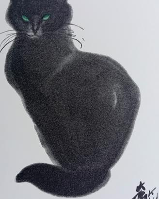 2 stampa originale  di gatti 