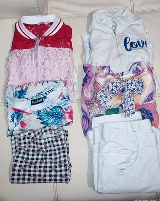 vestiti per bambina in set