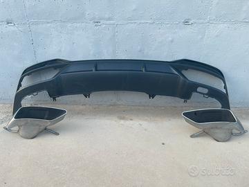Diffusore + terminali AUDI A5 B9.5 dal 2020-2024