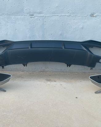 Diffusore + terminali AUDI A5 B9.5 dal 2020-2024