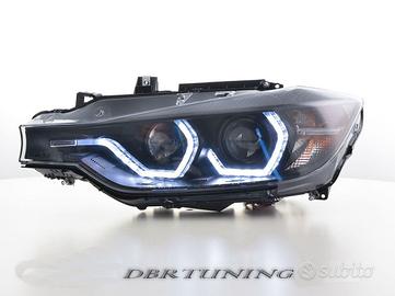 Coppia fari 3D LED Bmw F30 F31 LCI 16-18 neri