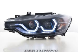 Coppia fari 3D LED Bmw F30 F31 LCI 16-18 neri