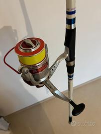 Canna + mulinello pesca surfcasting nuova