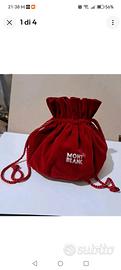 borsetta sacchetto bag in velluto montblanc 