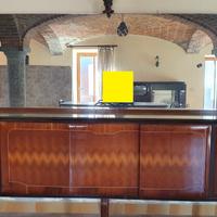 Antico comò credenza specchio antiquariato radica