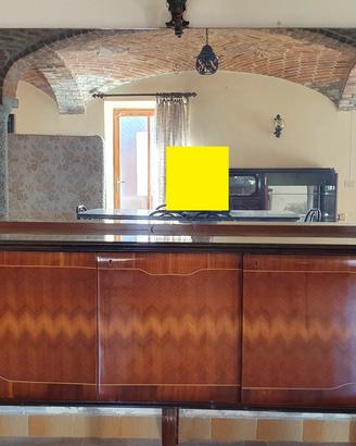 Antico comò credenza specchio antiquariato radica