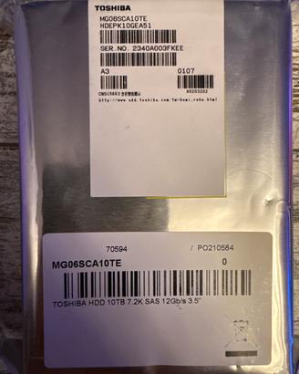Toshiba Enterprise Capacity (MG06SCA Series)