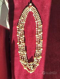 collana 4fili perle varie naturali