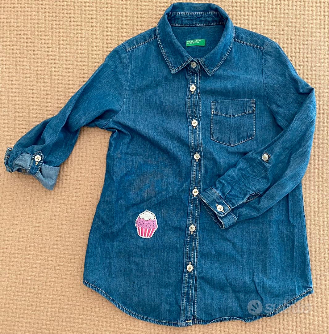 Camicia jeans 2024 bambino benetton