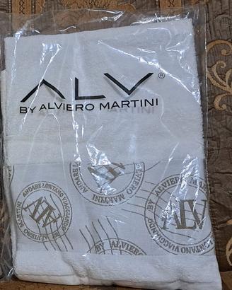 Set asciugamani viso/ospite panna Alviero Martini